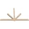 Ekena Millwork Kennewick Smooth Timber Gable Bracket, Douglas Fir, 84"W x 53"H x 3 1/2"D x 3 1/2"F, 15/12 Pitch GBW084X53X0404KEN00SDF - alternate 5